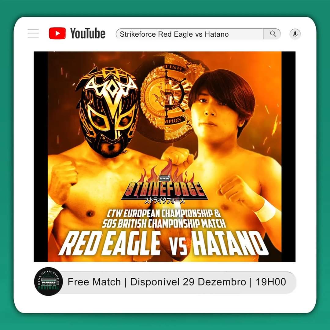 FREE MATCH - Red Eagle vs. Hatano