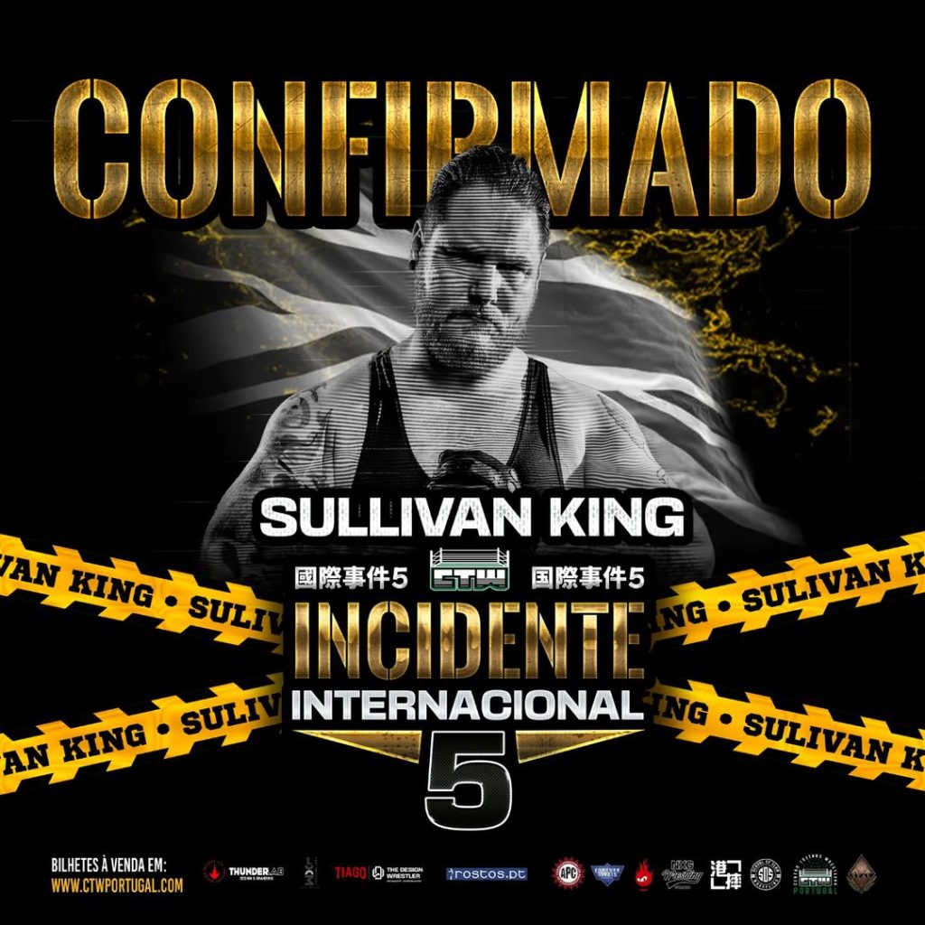Sullivan King confirmado para o Incidente Internacional 5‼️