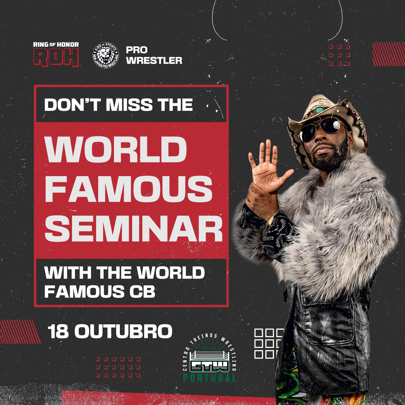 World Famous CB Seminário - 18 de outubro 2024‼️
