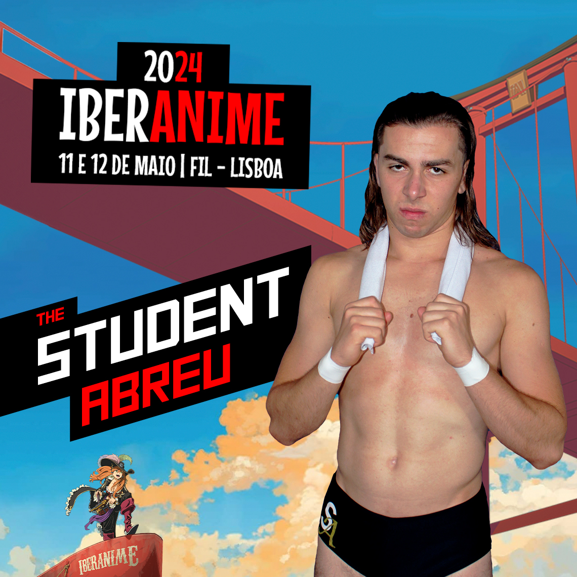 "The Student" ABREU vai estar no IberAnime 2024‼️