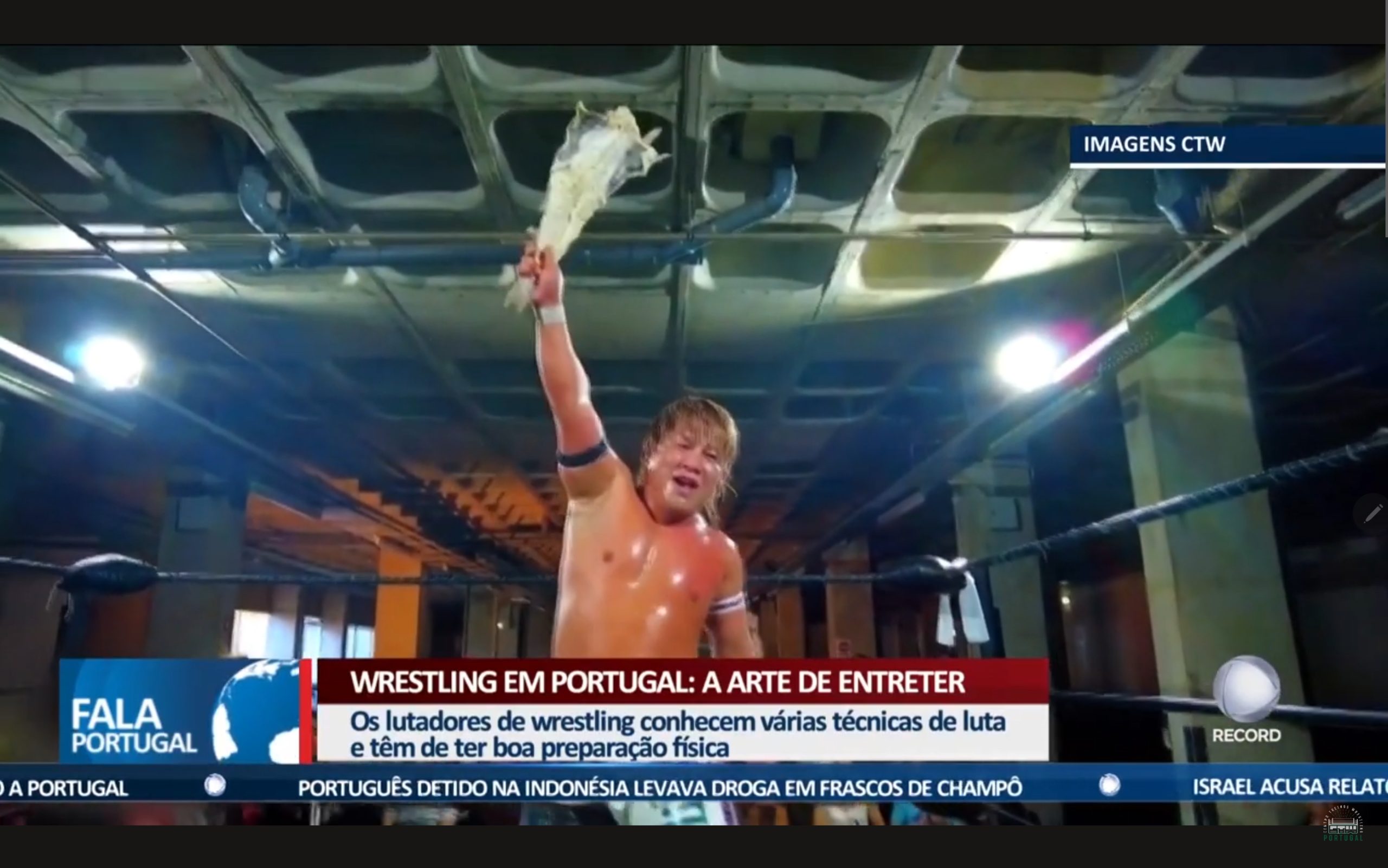 CTW na Record TV - Wrestling em Portugal