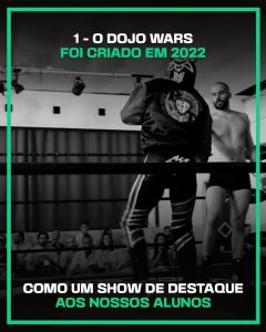 Dia 26 de Abril, o Dojo Wars está de volta!