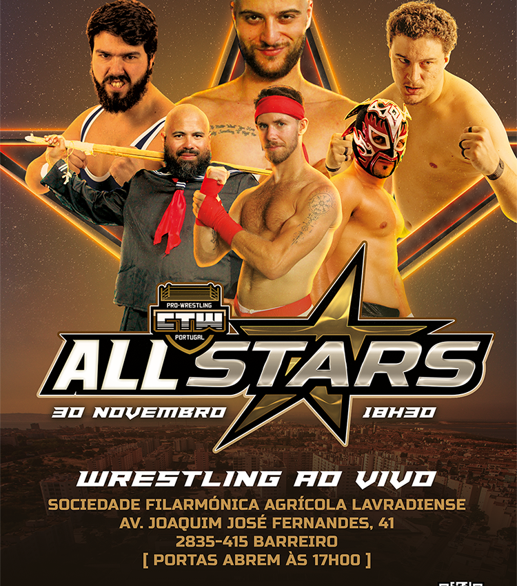 CTW ALL STARS – Wrestling ao Vivo no Barreiro | 30 Nov